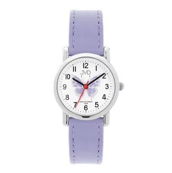 Hodinky JVD Dětské fialové náramkové hodinky JVD J7199.6 (JVD Dětské fialové náramkové hodinky JVD J7199.6)