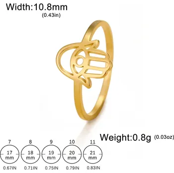 Prsten Ocelový prsten | módní šperk - Styl 20 Gold , 7