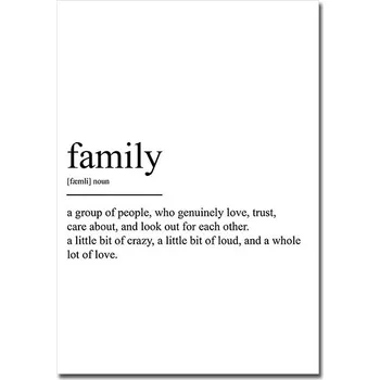 Obraz Minimalistický obraz, černobílý anglický citát | Moderní dekorace, Obraz na zeď - W , 50 x 75 cm bez rámu