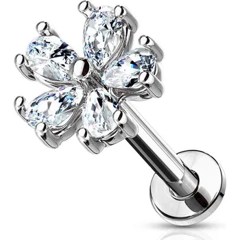 Piercing Piercing do brady - labreta kytička (1,2 x 8 mm)
