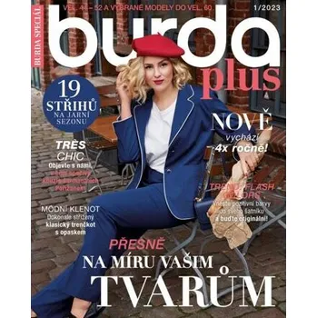 Časopis Burda Plus - móda pro plnoštíhlé - jaro 1/2023