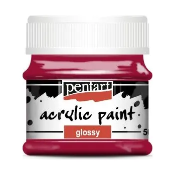 Vodová barva Pentart Akrylová barva lesklá PENTART 50 ml ČERVENÉ VÍNO