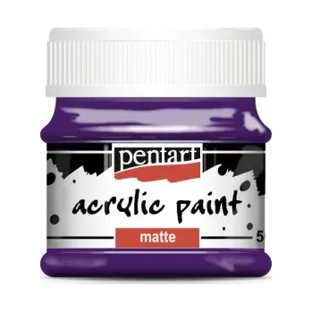 Vodová barva Pentart Akrylová barva matná PENTART 50 ml AMETYSTOVÁ