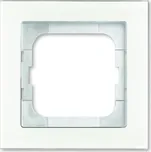 Rámeček jednonásobný ABB Busch-axcent 2CKA001754A4437 bílé sklo