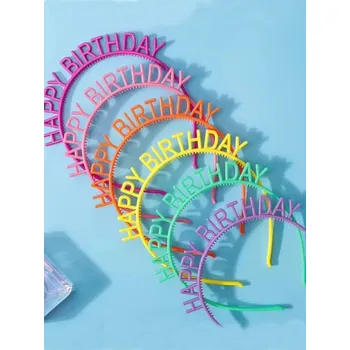 Žertovný předmět Čelenka Happy Birthday - 5ks