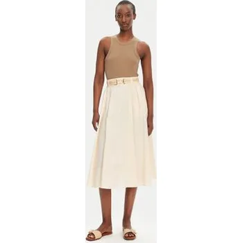 Dámská sukně TWINSET Trapézová sukně 251TT202J Écru Regular Fit 42