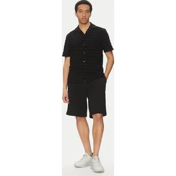 Pánská košile HUGO Košile Ellino 50539351 Černá Relaxed Fit L