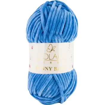 Příze Wolans Bunny Baby 10035 Denim (Žinylková příze Bunny baby Denim)