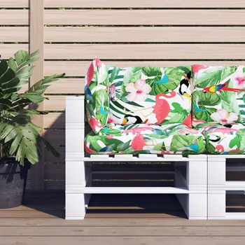 Podsedák Podušky na nábytek z palet 3 ks vícebarevné oxfordská tkanina Vícebarevný360873