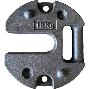 Příslušenství pro zahradní stavbu TENTino Závaží litinové 15 kg (1 ks) tvar C