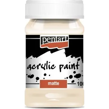 Výtvarná barva Pentart Akrylová barva matná PENTART 100 ml BÉŽOVÁ