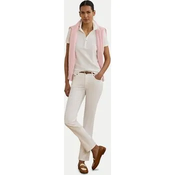 Pánské tričko LAUREN RALPH LAUREN Polokošile 200966128001 Bílá Slim Fit XS