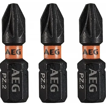 Bit Šroubovací bit PZ2 25mm AEG, sada 3ks