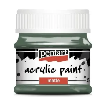 Vodová barva Pentart Akrylová barva matná PENTART 50 ml KHAKI ZELENÁ