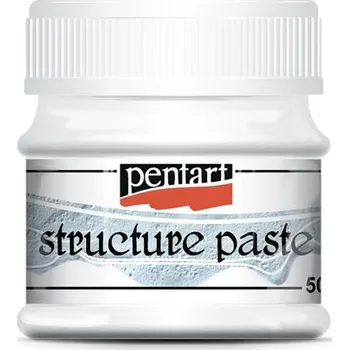 Výtvarná barva Pentart Strukturovací pasta PENTART 50 ml BÍLÁ