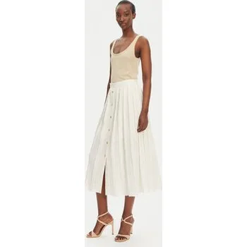 Dámská sukně TWINSET Trapézová sukně 251TT2143 Écru Loose Fit 42