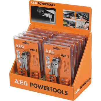 Bit Sada pravoúhlý nastavec + 10 šroubovacích bitů pultový stojan na 10 sad po 10ks