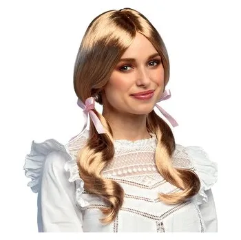 Boland Paruka blond s culíky školačka
