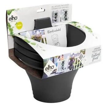 Květináč Květináč Corsica Vertical Forest 24 cm - antracit