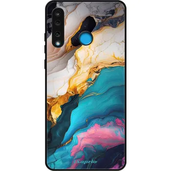 Pouzdro na mobilní telefon Lesklé pouzdro Exclusive iSaprio - Color Marble 21 - Huawei P30 Lite