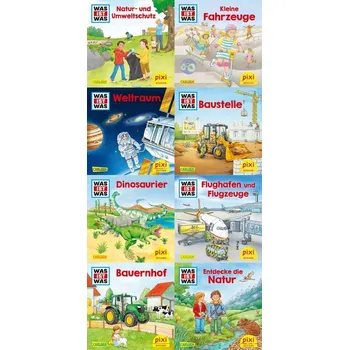 První čtění Pixi-8er-Set 296: Pixi zeigt dir WAS IST WAS (8x1 Exemplar) - Diverse
