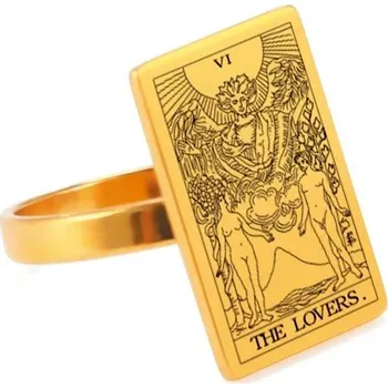 Prsten Ocelový prsten tarot | dámský šperk - MILENCI , 9