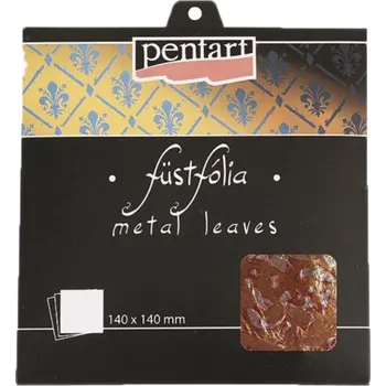 Pentart Metalické plátky PENTART 140 x 140 mm 5 listů VARIACE 1