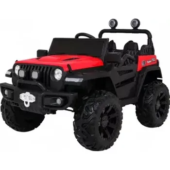 Dětské elektrovozidlo ELCARS Velké terénní elektrické auto 4x4 Červená
