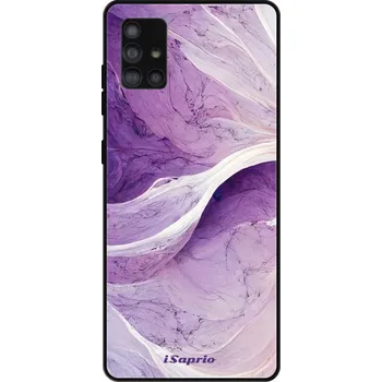 Lesklé pouzdro Exclusive iSaprio - Purple Paint 10 - Samsung Galaxy A51