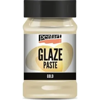 Speciální výtvarná barva Pentart Glazovací pasta PENTART 100 ml ZLATÁ