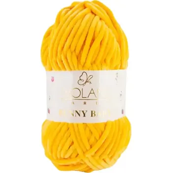 Příze Wolans Bunny Baby 10038 Slunečnicová (Žinylková příze Bunny baby Slunečnicová)