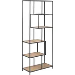 Knihovna SARON dub/černá