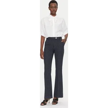 Pánské kalhoty Fracomina Kalhoty z materiálu FR25SVA004W761D4 Tmavomodrá Slim Fit 40