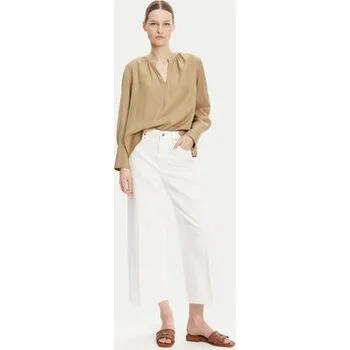 Dámská halenka Tommy Hilfiger Halenka WW0WW44049 Béžová Regular Fit 36