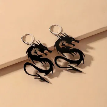 Náušnice Vánoční veselé náušnice Drak