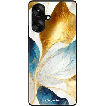 Pouzdro na mobilní telefon Lesklé pouzdro Exclusive iSaprio - Blue Leaves - Xiaomi Redmi 13C 5G