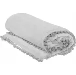 SPRINGOS Deka 200x220 cm s bambulemi SPRINGOS BOHO světle šedá