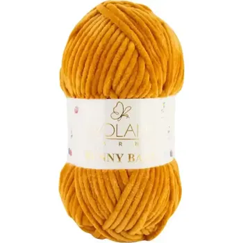 Příze Wolans Bunny Baby 10028 Karamelová (Žinylková příze Bunny baby karamelová)