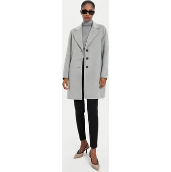Dámský kabát Marella Vlněný kabát Won 2423016041 Šedá Regular Fit 48