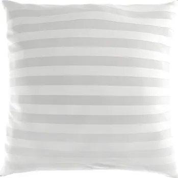 Bytový textil Kvalitex Povlak na polštář Atlas grádl 22mm proužek bílý se zipem Abmessungen der Kopfkissenbezüge: 50x70cm