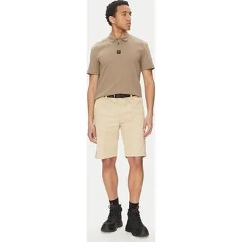 Pánská košile HUGO Polokošile Deabono_D 50517638 Hnědá Regular Fit XL