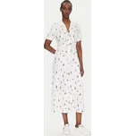 Tommy Hilfiger Košilové šaty WW0WW44668 Bílá Regular Fit 36