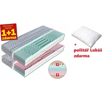 Matrace Dřevočal Leona 85x195 cm 23 cm 1+1 AloeVera Doprava ZDARMA.