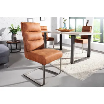 Jídelní židle Konzolová jídelní židle - Comfort, světle hnědá