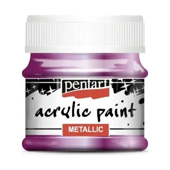 Pentart Akrylová barva metalická PENTART 50 ml SVĚTLÁ LILA