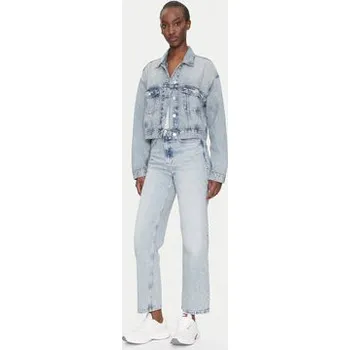 Pánská bunda Tommy Jeans Jeansová bunda DW0DW21289 Modrá Regular Fit XS