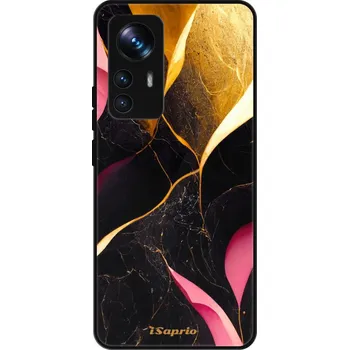 Pouzdro na mobilní telefon Lesklé pouzdro Exclusive iSaprio - Gold Pink Marble - Xiaomi 12T / 12T Pro