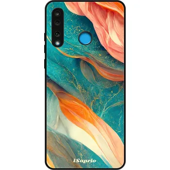 Pouzdro na mobilní telefon Lesklé pouzdro Exclusive iSaprio - Abstract Marble - Huawei P30 Lite