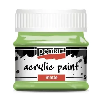 Vodová barva Pentart Akrylová barva matná PENTART 50 ml LISTOVÁ ZELENÁ
