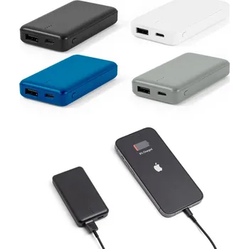 Powerbanka SHERYL. Powerbanka 4 000 mAh ve recyklovaného ABS (100% rABS) 1 bez potisku bez potisku